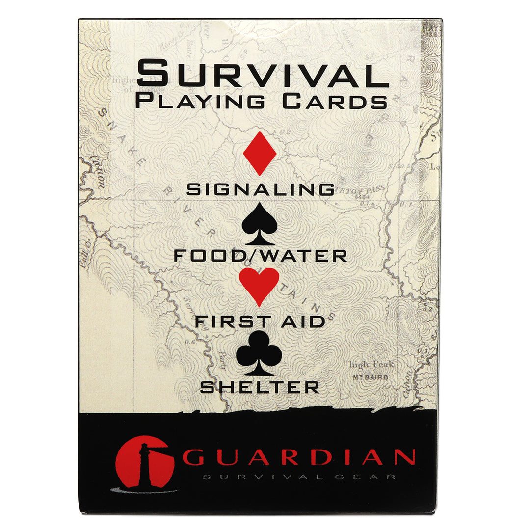 Survival Tip Playing Cards
