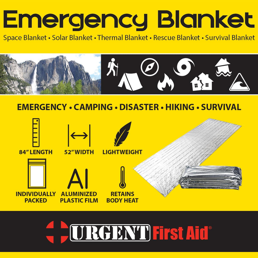 Urgent First Aid mylar sleeping bag