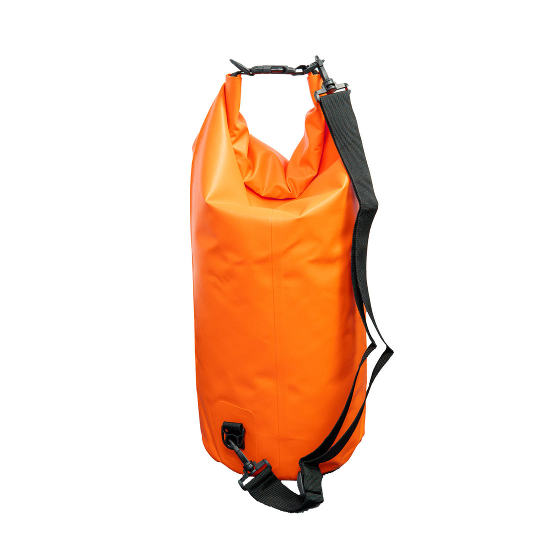 Compact 30 liter dry bag in orange