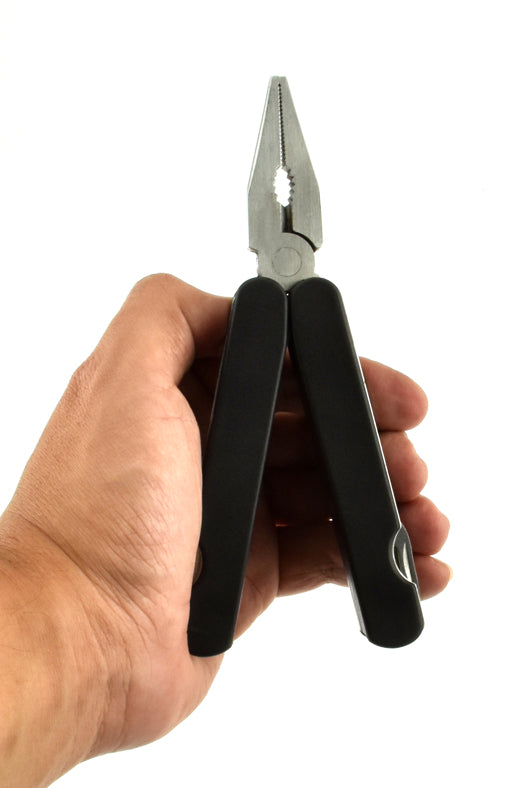 Emergency preparedness pocket multi tool for survival kits with sheathe