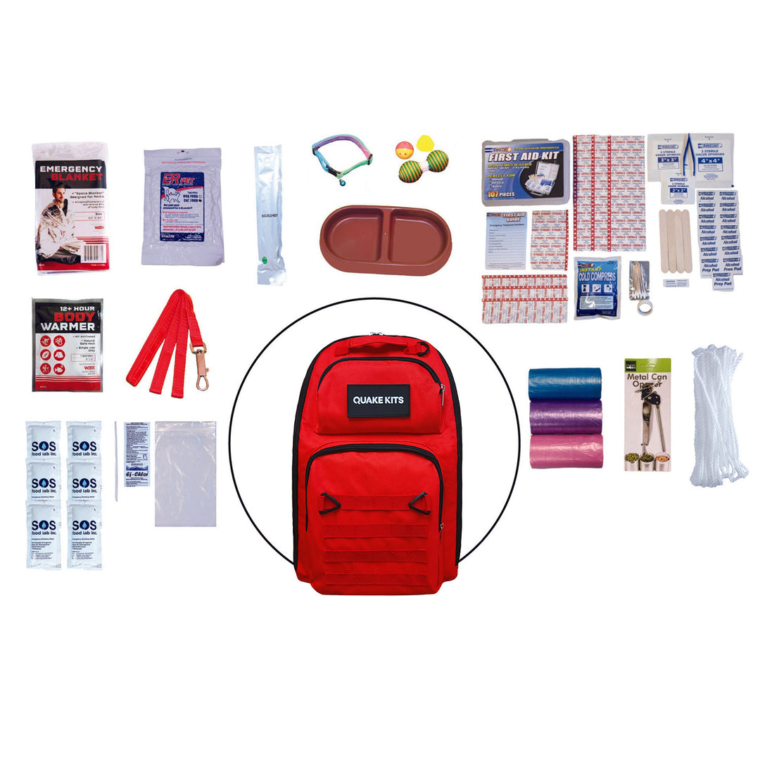 Cat Survival Kit, Emergency survival kit for cats with extended shelf life cat food and cat supplies for felines.