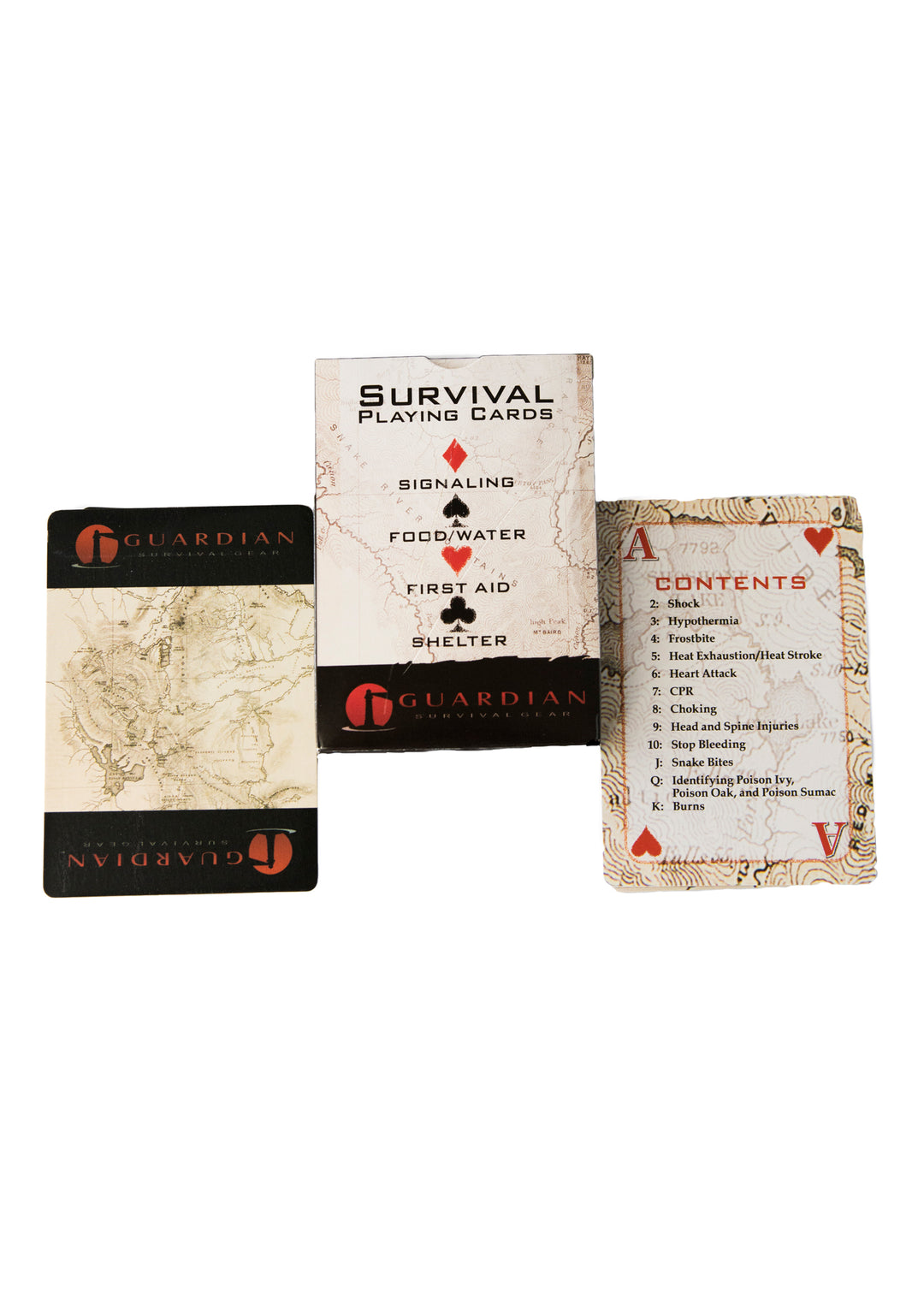 Preparedness Playing Cards with unique tips on each card