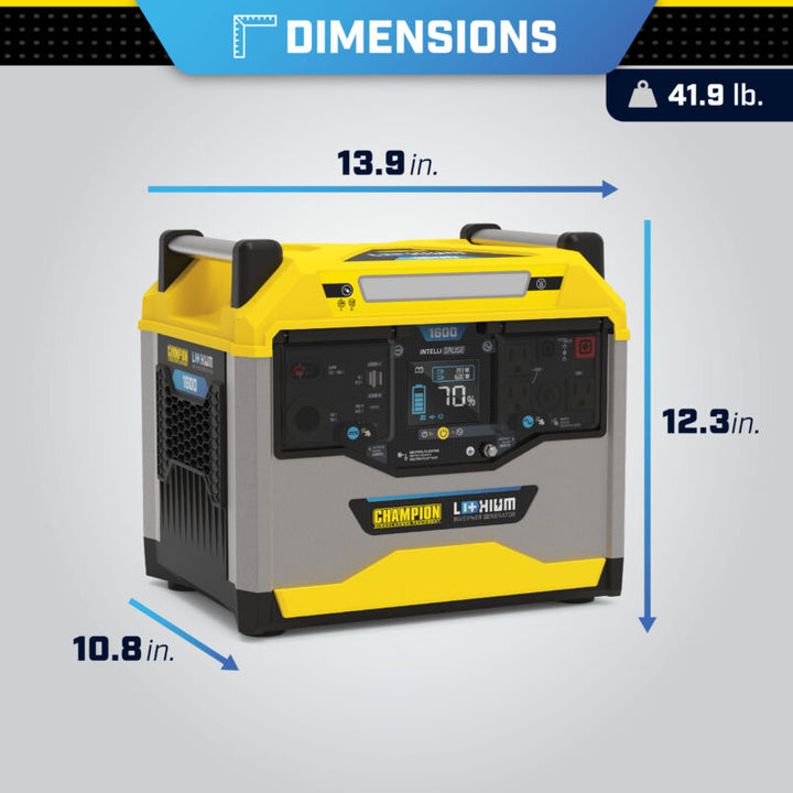 Champion 1638 WH Li-ion Portable Power Station