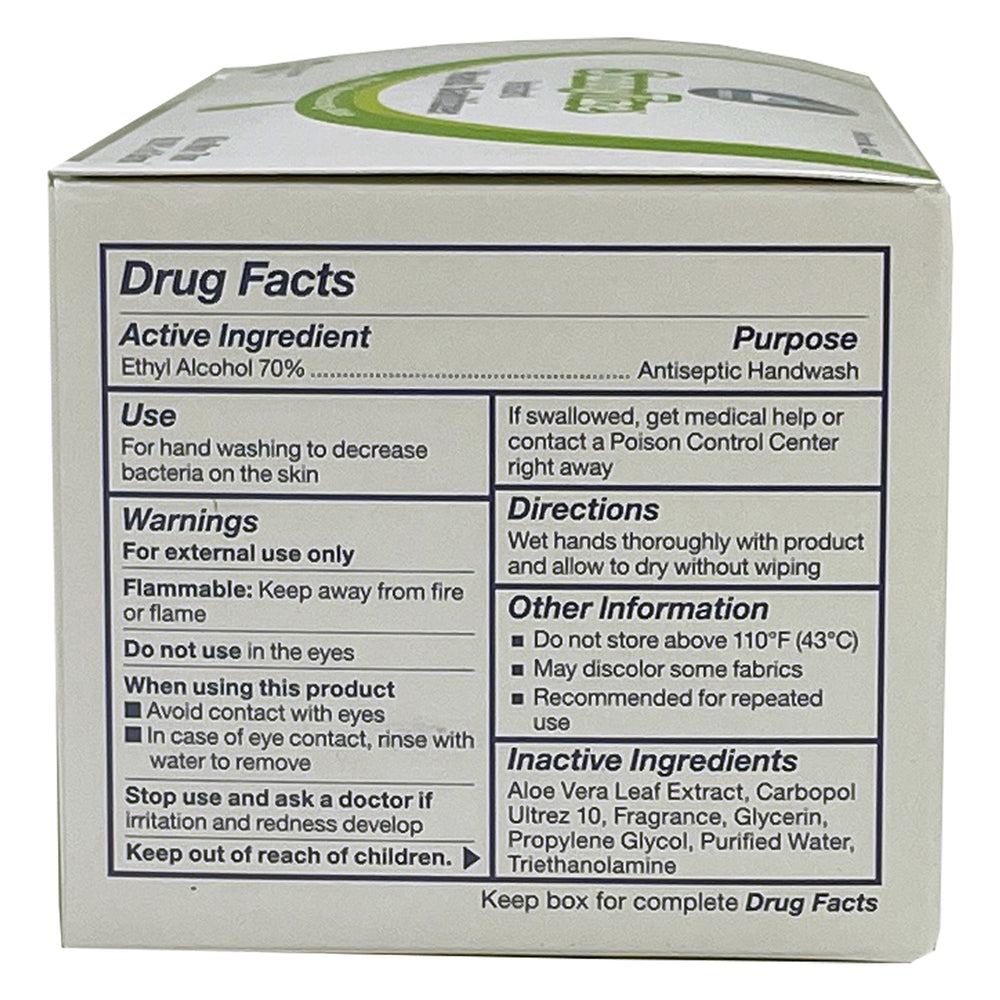 SannyTize Instant Hand Sanitizer, 0.9g Packet, Box of 145