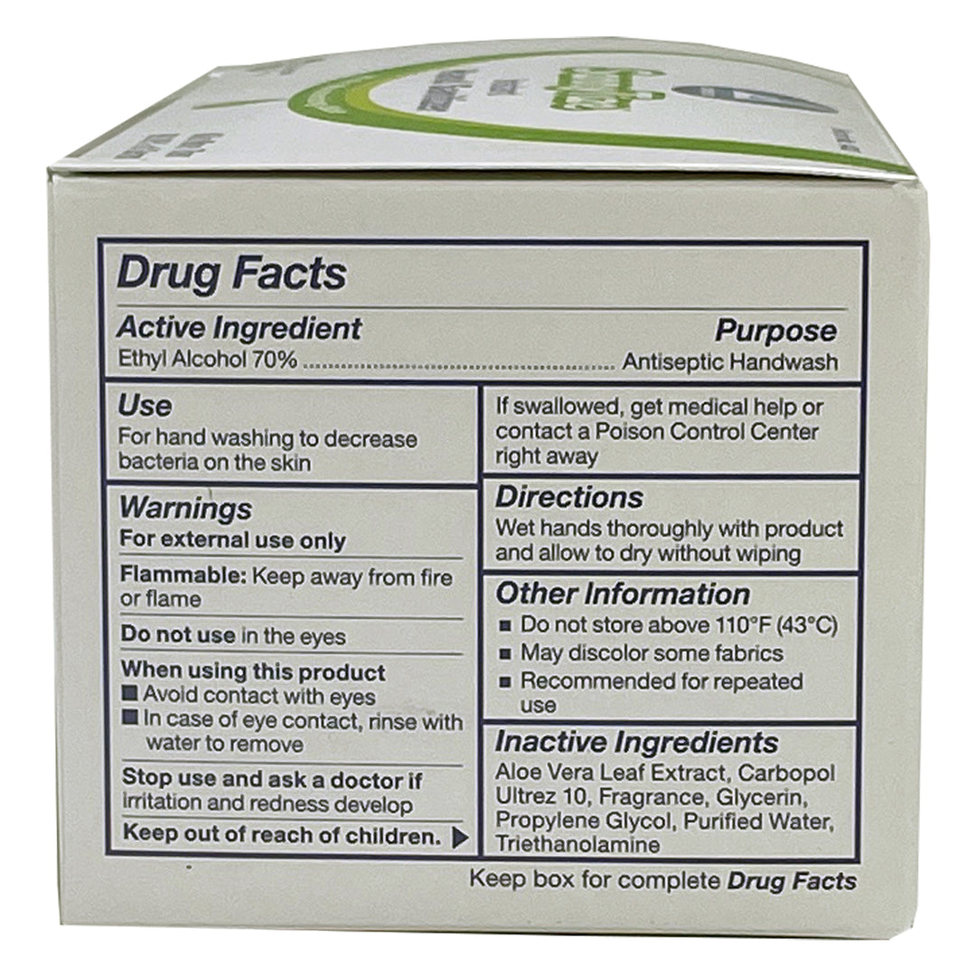 SannyTize Instant Hand Sanitizer, 0.9g Packet, Box of 145