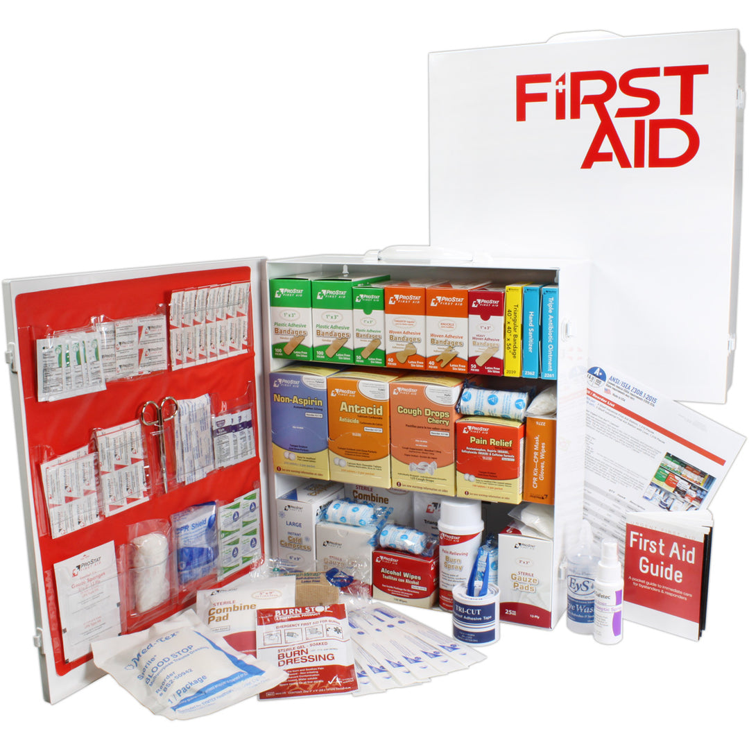 3 shelf ANSI A first aid cabinet
