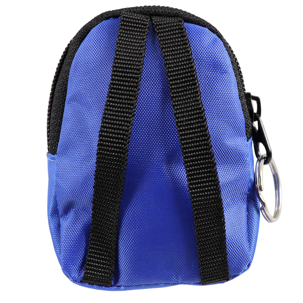 cpr mini backpack CPR Blue Beltloop Keychain Backpack with Faceshield, Gloves, and Cleansing Wipes