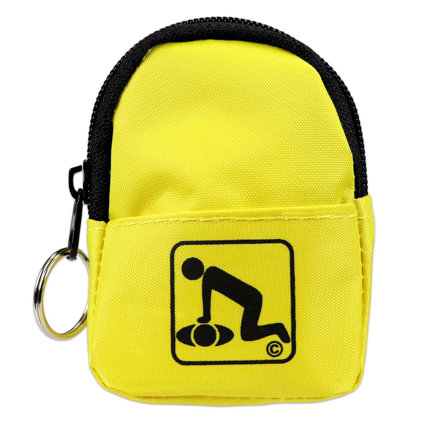 CPR Yellow Beltloop Keychain Backpack with Faceshield, Gloves, and Cle ...