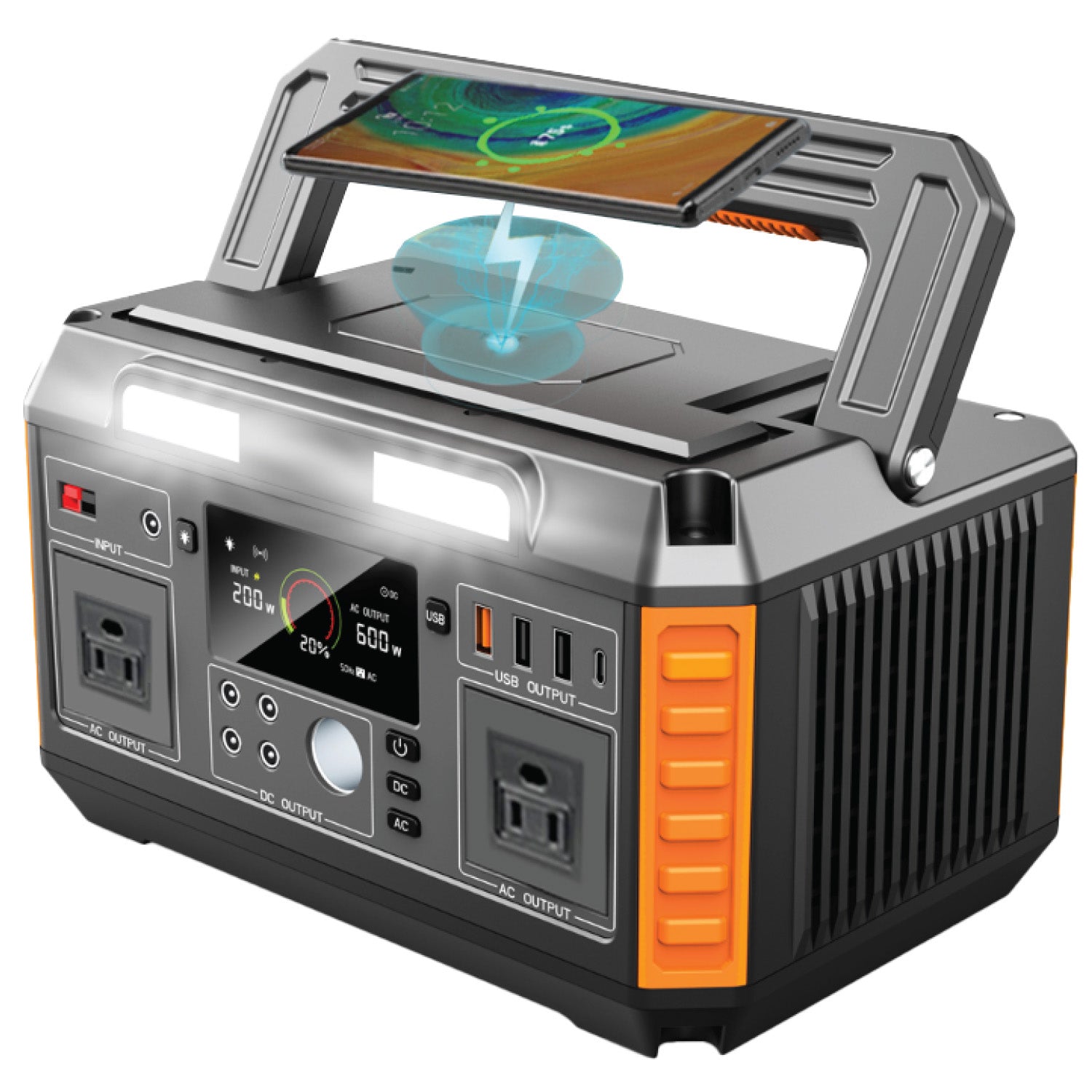 Portable LED Power Station SEPIIDA 600 Watt – quakekits.com