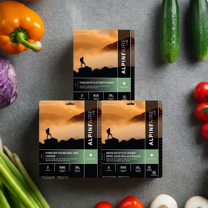 3 Day 72 Hour Alpine Aire Vegetarian Food Bundle