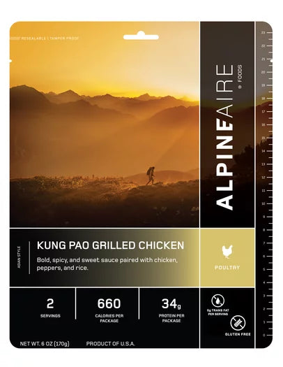 AlpineAire Kung Pao Grilled Chicken Cook in the Pouch Meal