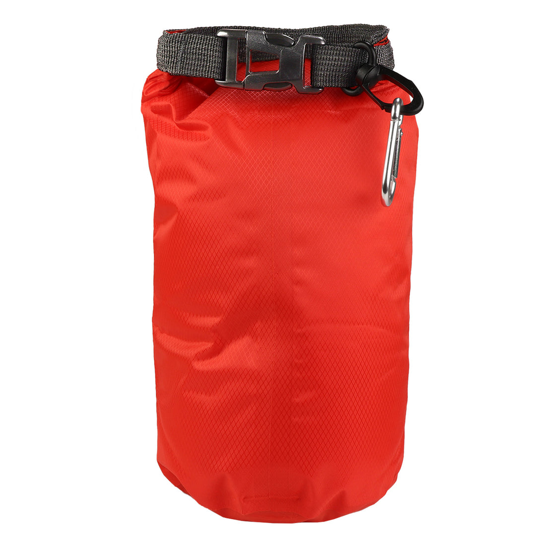 Ripstop dry bag with carabiner and clip