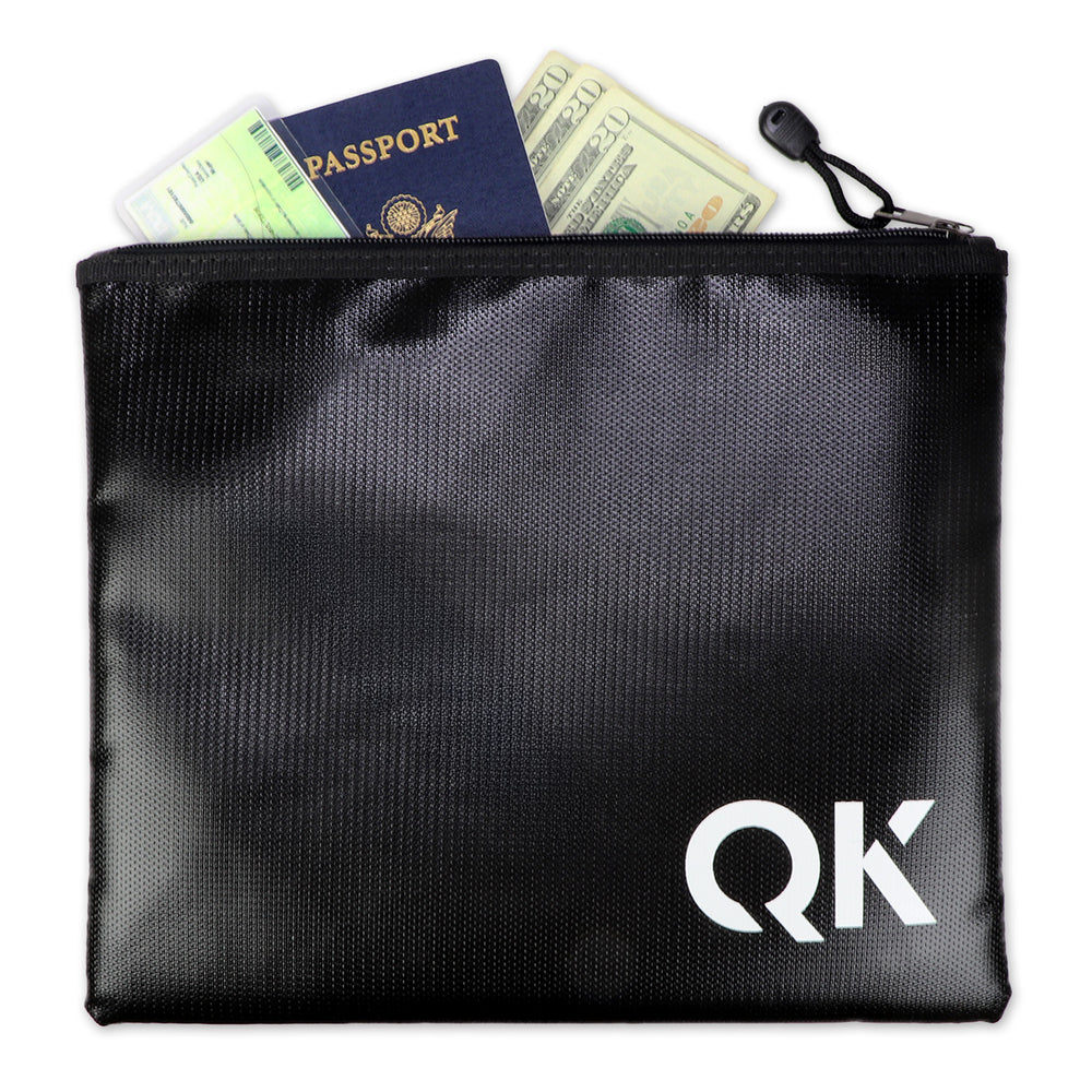 Fireproof bag for important documents and money