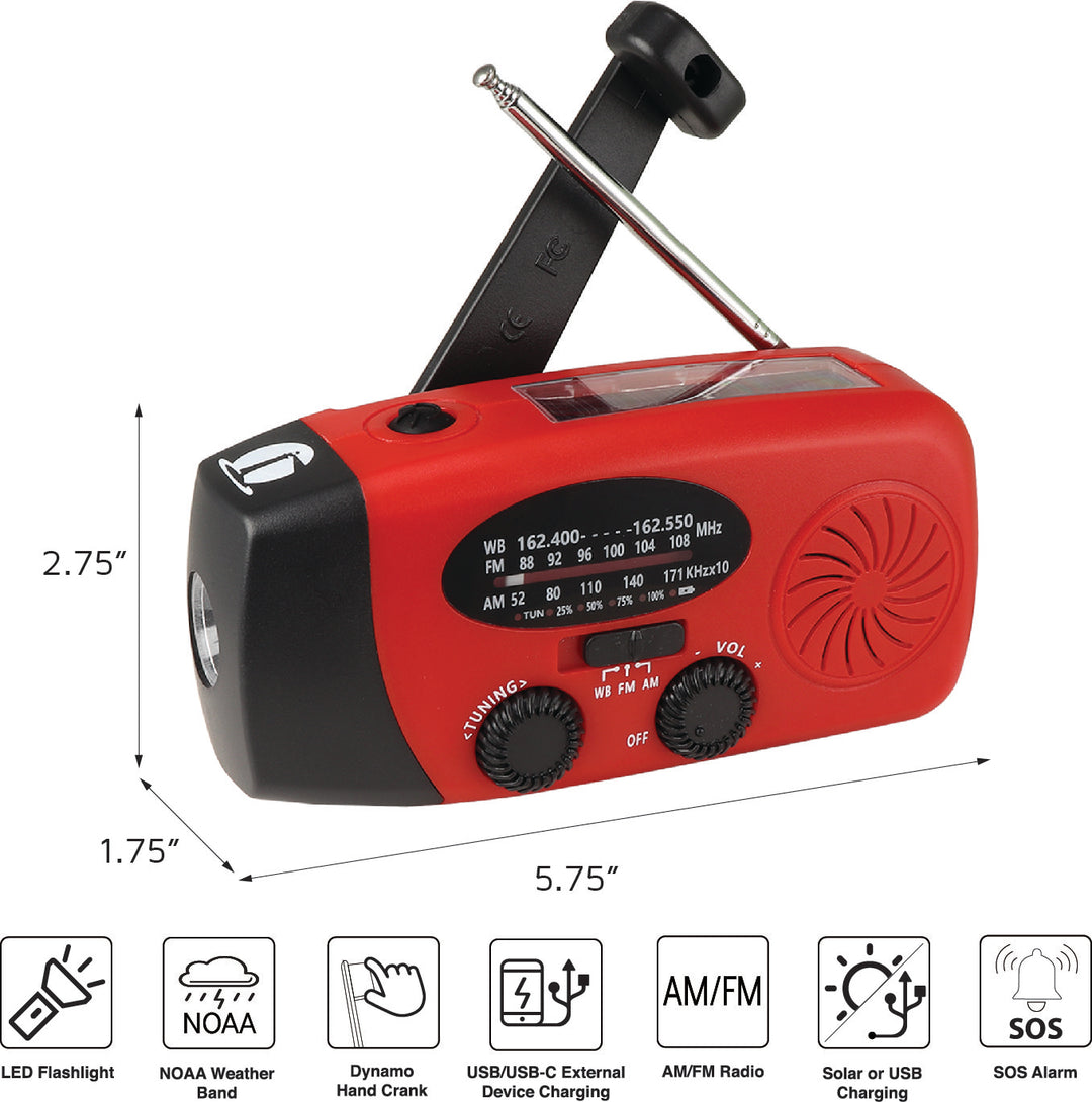 powerbank radio with USB-c charging. 