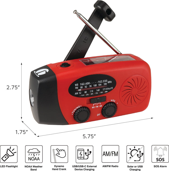 powerbank radio with USB-c charging. 