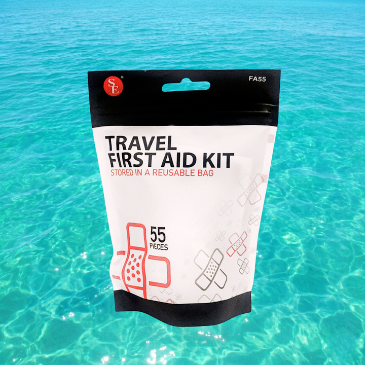 Waterproof first aid kit mini in resealable bag