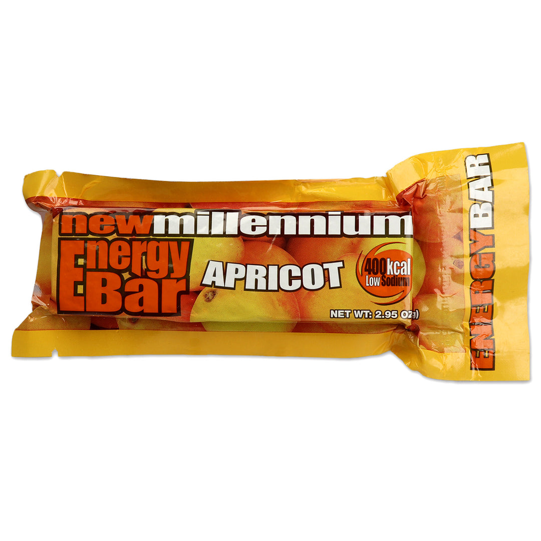 New Millennium apricot flavored energy and nutrition bar