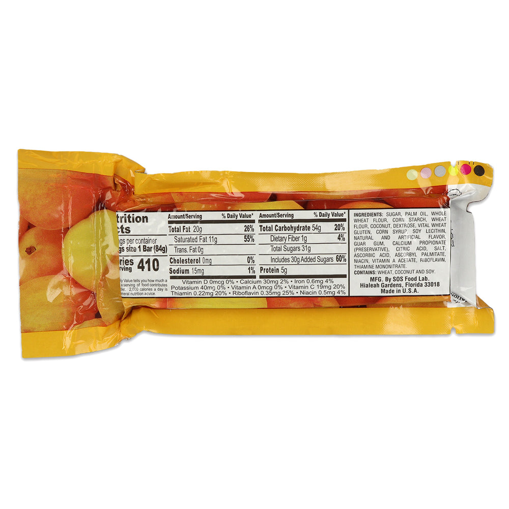 Apricot New Millennium energy survival bar ingredients