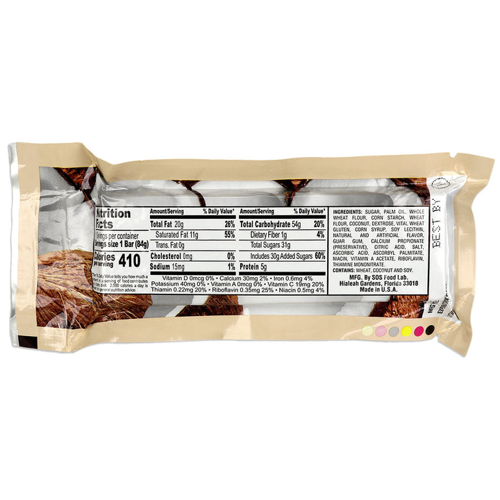New Millennium coconut nutrition label and ingredients