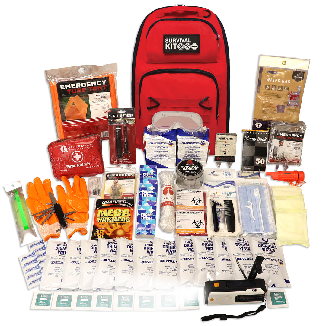 1 person 7 day completely prepared emergency survival kit by Quake Kits #kit-1-7