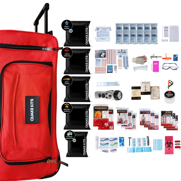 72 hour kit for 3 people
