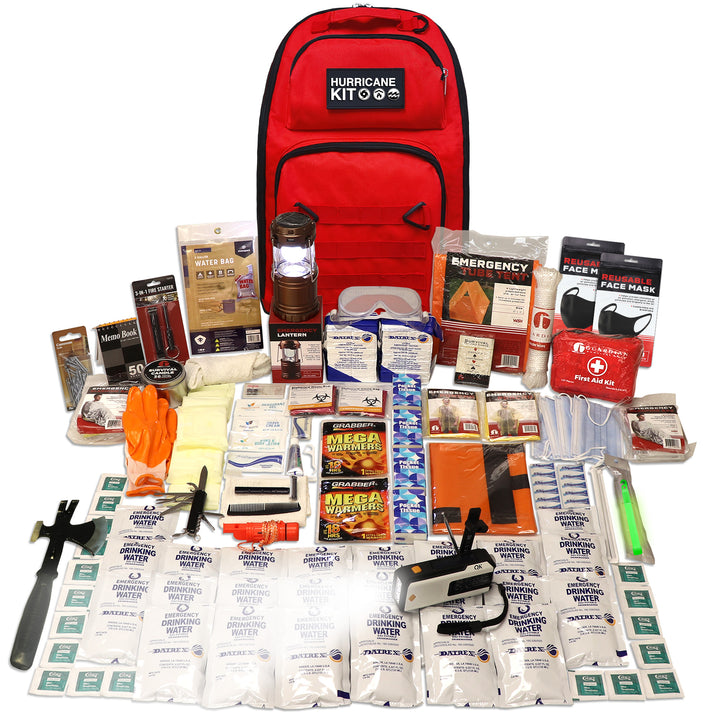 The QK Hurricane Kit - Up to 2 Person Extreme Weather Survival Kit