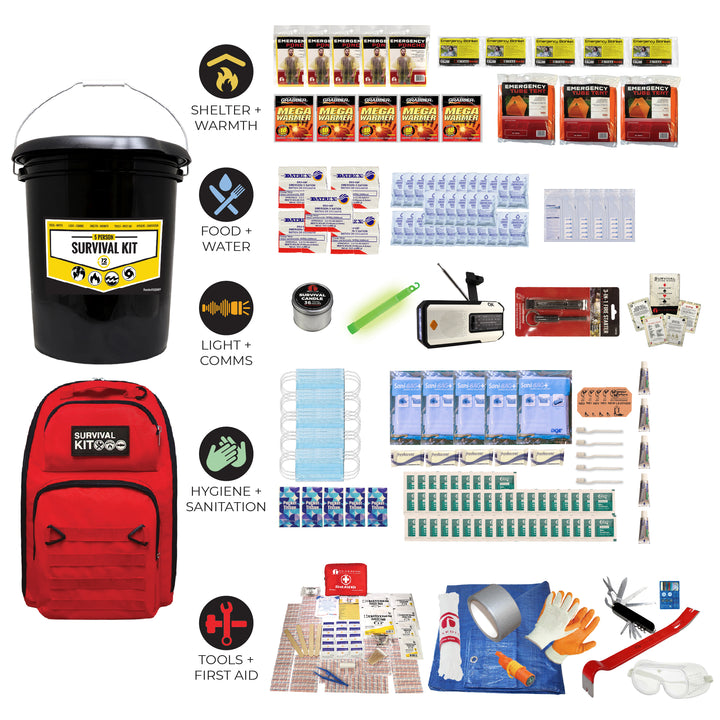 5 person office bucket kit survival kit for workplace #kit-3