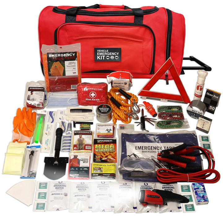 Extensively prepared family roadside car kit with auto tools and first aid #kit-3