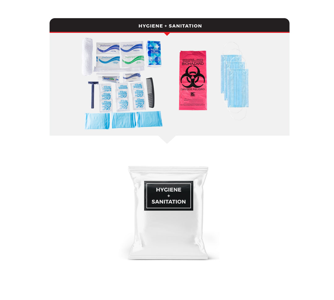 Kit de Supervivencia y Aventura Impermeable de Lujo para 1 Persona con Correa Ajustable