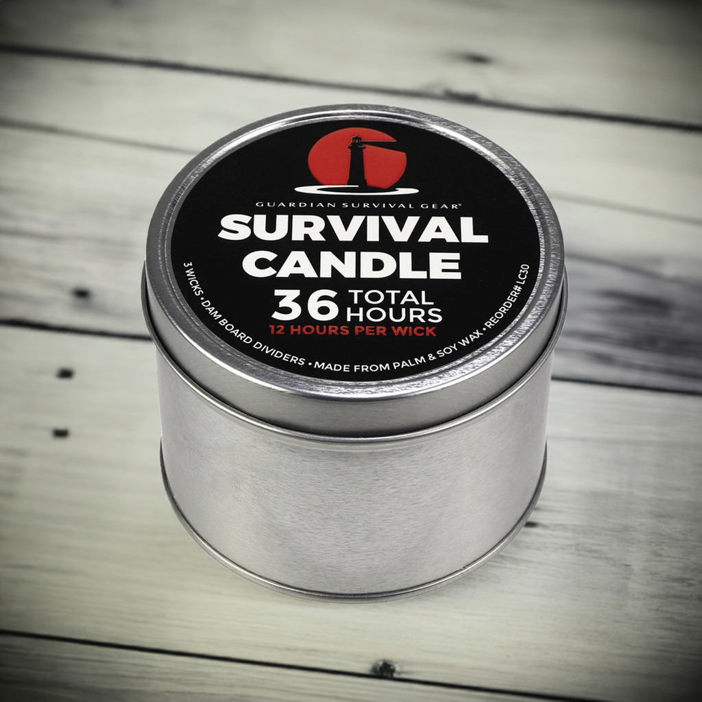 36 hour 3 wick emergency candle