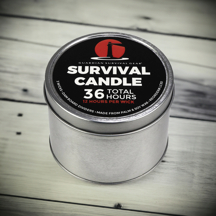 36 hour 3 wick emergency candle