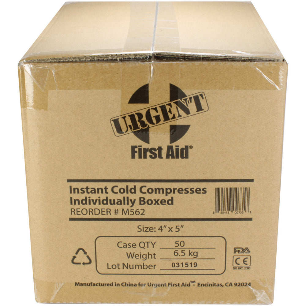 4" x 5" Instant Cold Compress, Boxed