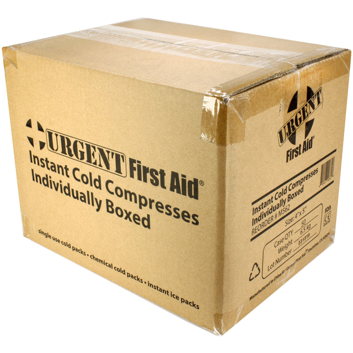 Compressed For Cold Instant Cold Compress - Box of 50, Quick Relief Solution – quakekits.com