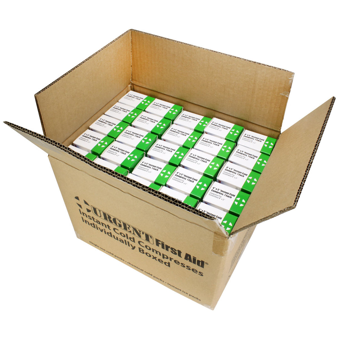 Cold Compress Box Instant Cold Compress - Box of 50, Quick Relief Solution – quakekits.com