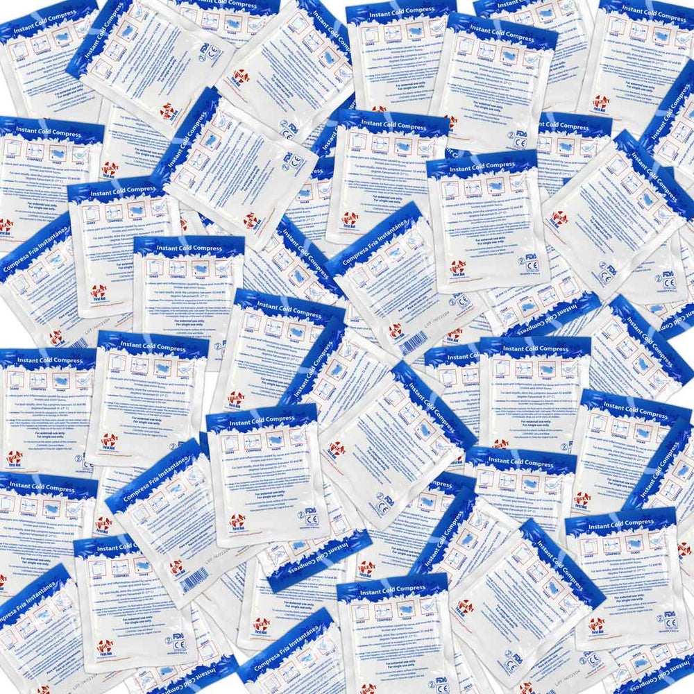 4" x 5" Urgent First Aid Instant Cold Compresses, Case of 125 - Best Price Online!