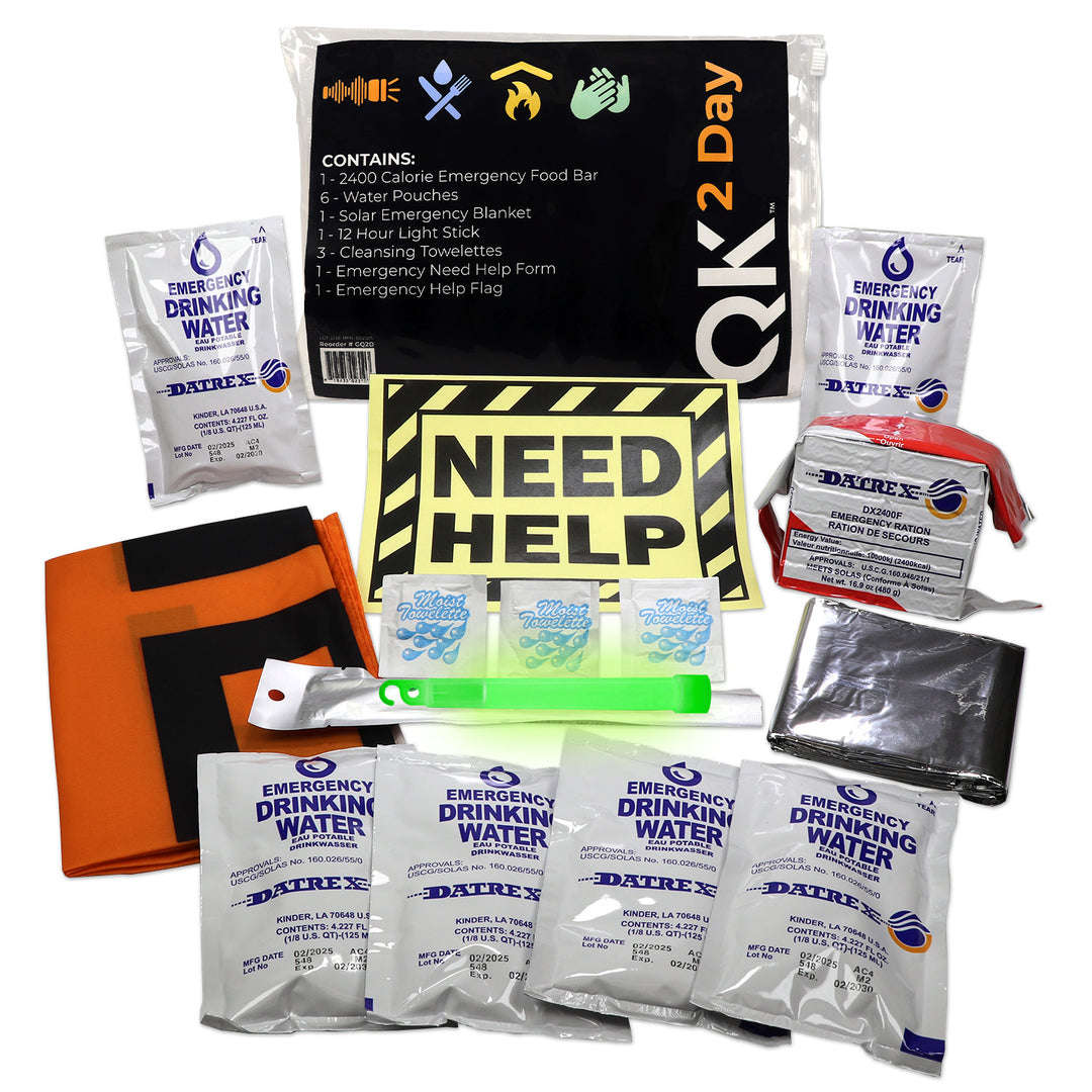 2 day portable personal survival kit