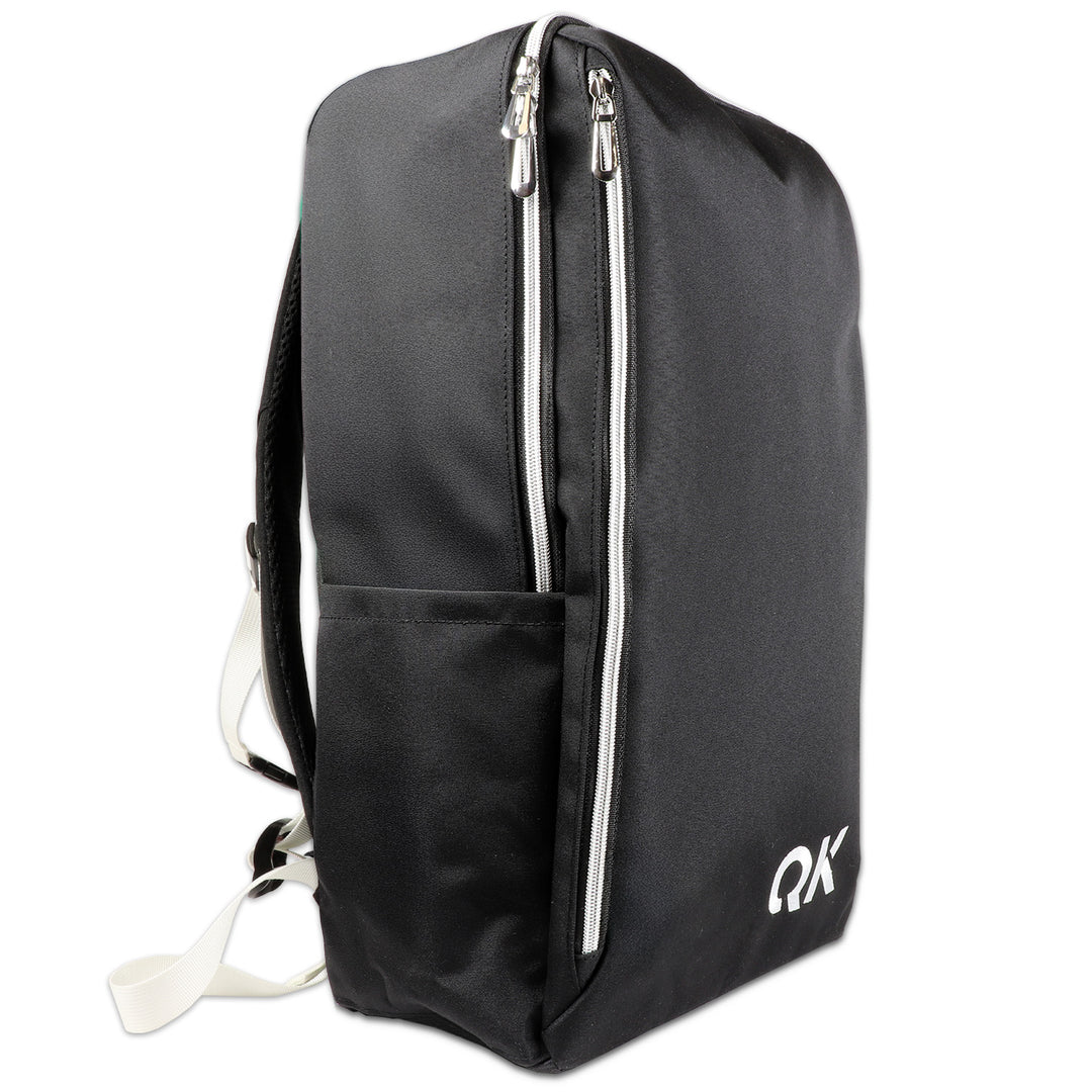 Quake Kits Top Rated Urban Laptop Backpack Side Profile on White Background