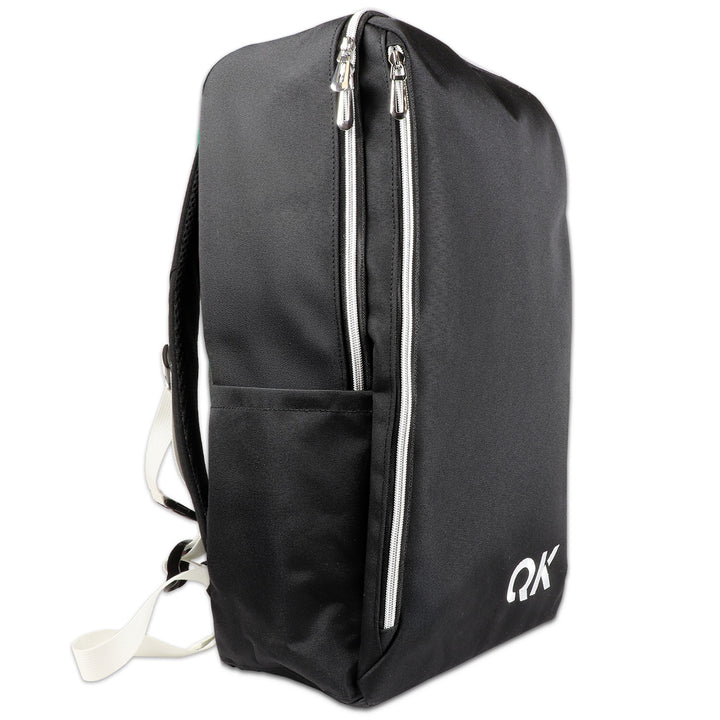 Quake Kits Top Rated Urban Laptop Backpack Side Profile on White Background