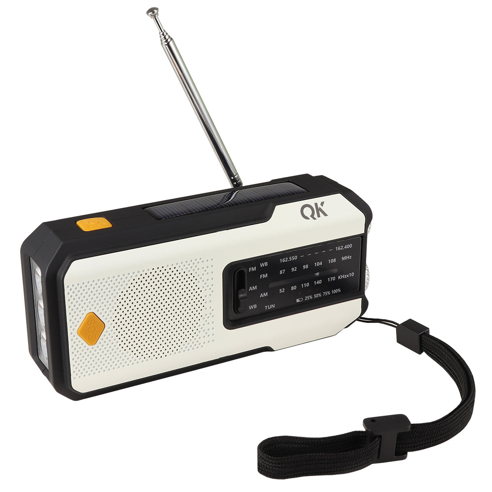 solar radio and flashlight AM/FM NOAA