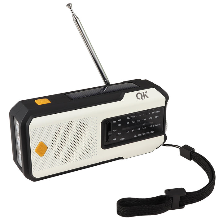 solar radio and flashlight AM/FM NOAA