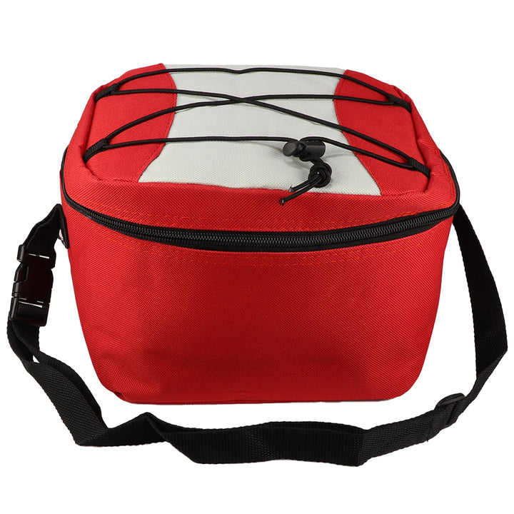 Ready for anything red cooler bag