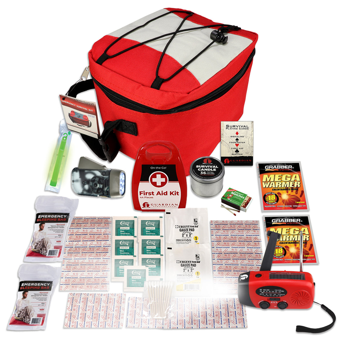 Blackout Kit for Power Outages during civil and urban unrest, disasters and other emergencies. Comes with emergency light sources that never need batteries. 