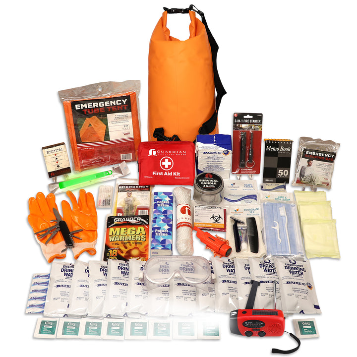 1 person 72 hour elite Quake Kits dry bag waterproof survival kit