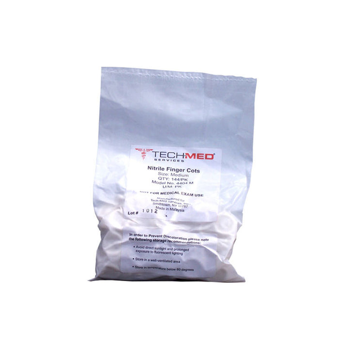 Latex Free Finger Cots - Medium, Box of 144