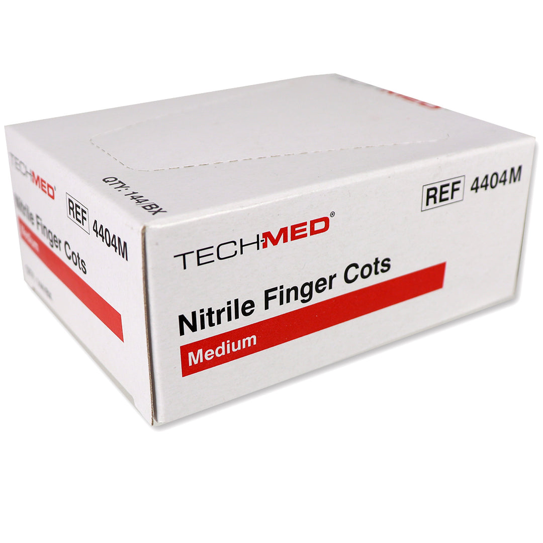 Latex Free Finger Cots - Medium, Box of 144