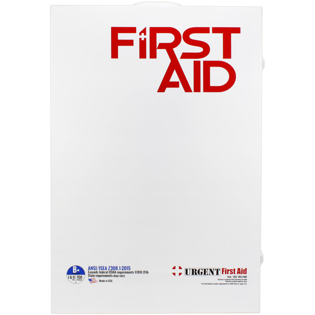 4 Shelf Industrial ANSI B+ First Aid Station - 150 Person