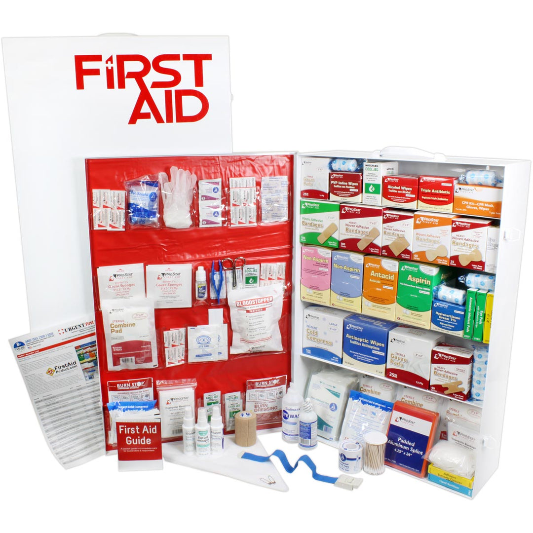 5 Shelf Industrial ANSI B+ First Aid Station - 200 Person