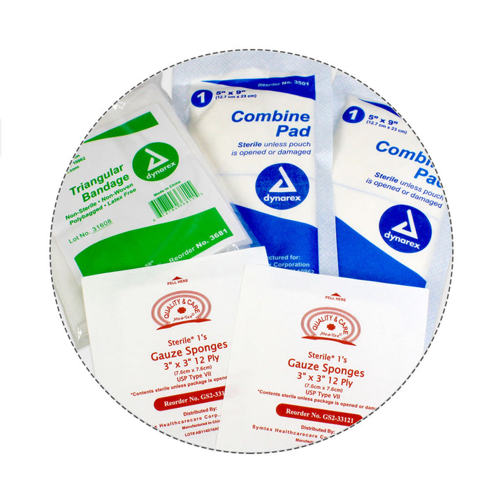 5 Shelf Industrial First Aid Station w/ Pocketliner