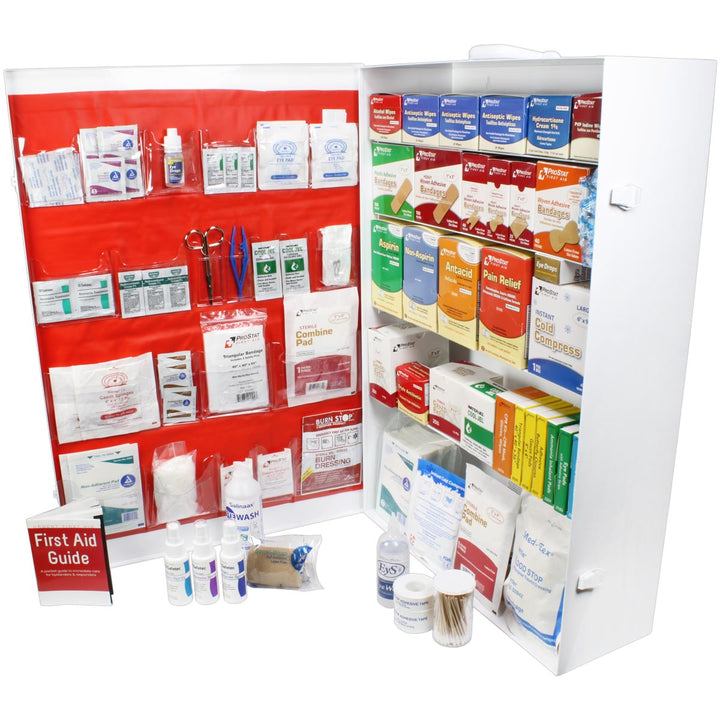 5 Shelf Industrial First Aid Station w/ Pocketliner