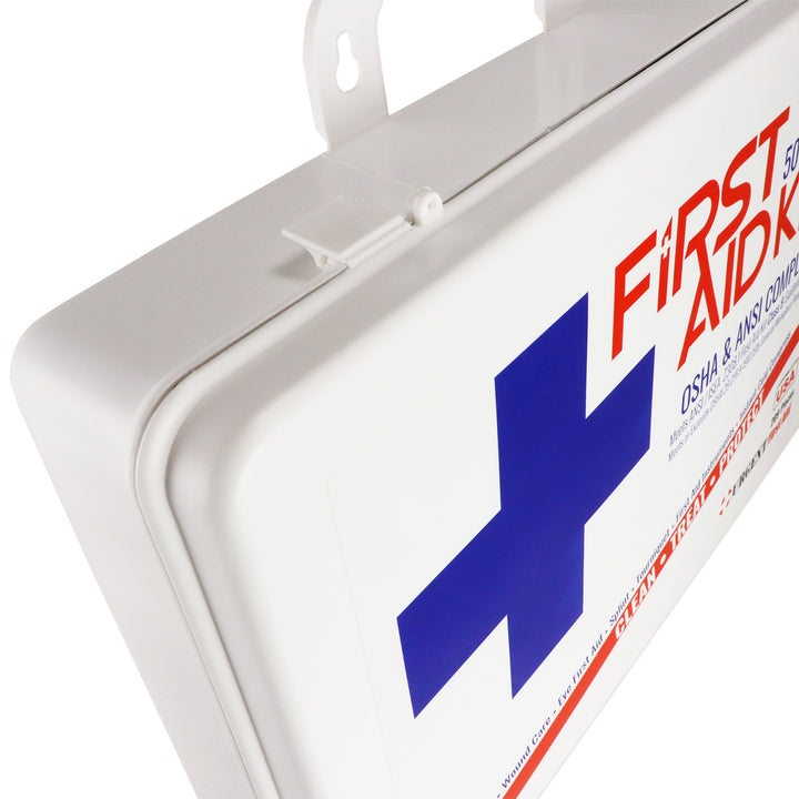 Bulk Urgent First Aid Kit, Plastic, 209pc, ANSI B, 50 Person